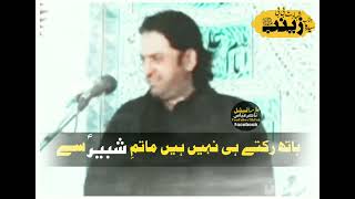 15 Rajab Shahdat e Hazrat Bibi Zainab a•s | Allama Nasir Abbas | Poetry line's | 15 Rajab  |