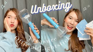 (UNBOXING) TREASURE OFFICIAL LIGHT STICK 💎 | แกะแท่งไฟ สอนวิธีเชื่อมต่อแอป | 트라이트 응원봉 | Kawsuaybz 🌷