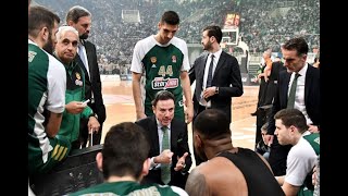 Panathinaikos with Rick Pitino defeats Olympiakos.