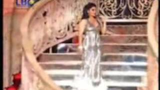 Haifa Wahbe en el Miss Libanon 2008 Live 2 26 2009