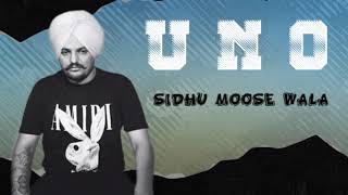 UNO  SIDHU MOOSE WALA ( OFFICIAL AUDIO )