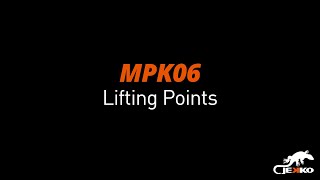 MPK06 - Lifting Points | Jekko Minipicker