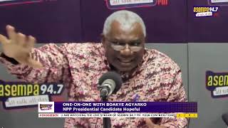 EKOSIISEN ONE-ON-ONE WITH BOAKYE AGYARKO, NPP PRESIDENTIAL CANDIDATE HOPEFUL PT. 1 (6-7-23)