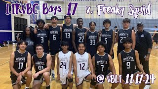 LIKVBC Boys 17 (L) v Freaky Squid @ VBLI 11.17.24