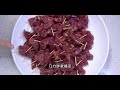 牙签牛肉做法，麻辣好吃不发柴，孜然味浓郁，下酒当小零食都香好吃