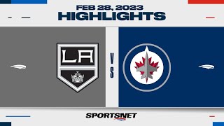 NHL Highlights | Kings vs. Jets - February 28, 2023