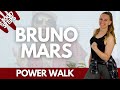 BRUNO MARS POWER WALKING WORKOUT! || 6min At home LOW IMPACT walking workout