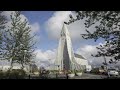 hallgrímskirkja time lapse reykjavik iceland