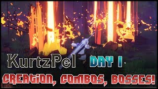 KurtzPel - Closed Beta Day 1! Character Creation, Combos \u0026 Bosses!