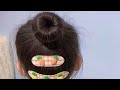 Unique Messy Bun Hairstyle Tutorial For Little Girls