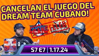 Cancelan el Juego del Dream Team de beisbol Cubano en Colombia. Pódcast 1.17.24 S7.E7