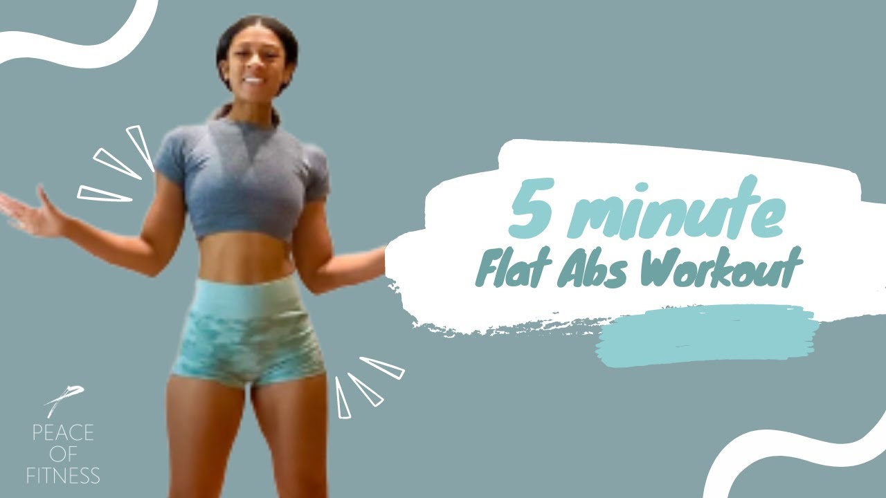 5 MINUTE FLAT ABS WORKOUT || No Equipment Needed || From Home - YouTube