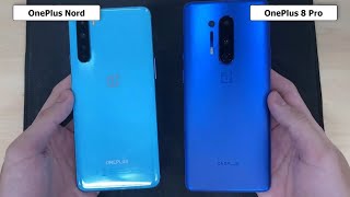 OnePlus 8 Pro 5G vs OnePlus Nord Speed Test, Display Test, Camera Test | Snapdragon 865 vs Snap 765G