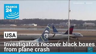 Investigators recover black boxes from Washington DC plane crash • FRANCE 24 English