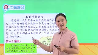 人教版小学语文四年级下册 习作 我的动物朋友