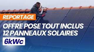 Installation de 12 Panneaux Solaires MK-SUN 520W (6 kWc) : Découvrez l'Énergie Solaire !