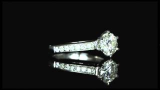 1.40 CT VS2 I ROUND DIAMOND SOLITAIRE 6-PRONG ENGAGEMENT RING 14K WHITE GOLD