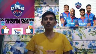 DC PROBABLE PLAYING XI FOR IPL 2020 & SQUAD ANALYSIS