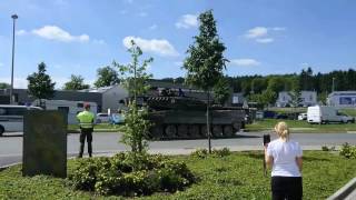 Heidesturm 2017 Anfahrt 1/2 - Bundeswehr Motmarsch B239/ Kirchlengern (Kreis Herford)