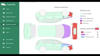 EagleMMS - Autobody materials & paint invoicing and estimation