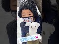 シナモロールの雪だるま作ったよ！関東大雪！ シナモロール 大雪 雪遊び