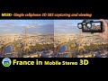 MS3D --Franc. Aerial France scenic in cellphone 3D SBS