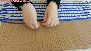 PENYE İPİNDEN ÇOK KOLAY HALI ve YOLLUK YAPIMI /HOW TO MAKE CARPET AT HOME/كيفية صنع السجاد في المنزل