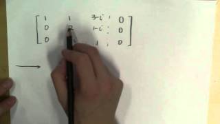 Complex eigenvalues and eigenvectors: An Example. Part 2