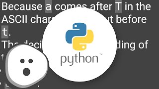 Python string comparison with different case and float