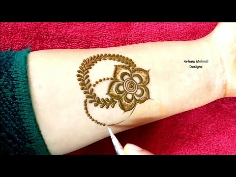 Latest Beautiful And Easy Mehndi Design For Hand Arham Mehndi Designs Latest Beautiful And Easy Mehndi Design For Hand Arham Mehndi Designs