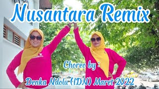 Nusantara Remix#linedance #improver #choreo by Denka Ndolu (IDN) Maret 2022#demo by ussy & maryani