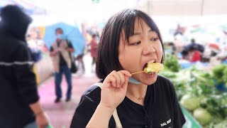 【8.20 vlog Ep.17】探索食物新大陆：云南菜市场  迷幻蘑菇|蜂蛹幼虫|豆花米线 Explore Yunnan Market ENG Sub