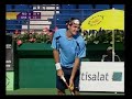 federer vs mohammad al ghareeb dubai 2006 part 1