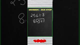 Division Bus Stop Method Concept Explained in English