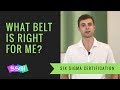 What Six Sigma Belt Should I Get?