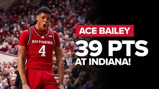 Ace Bailey Scores 39 Points at Indiana | Highlights