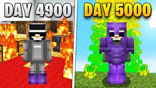 I Survived 5,000 Days in HARDCORE Minecraft…