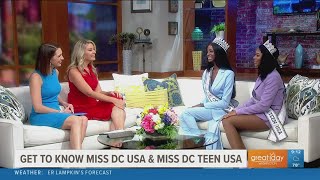 Newly crowned pageant winners visit Great Day Washington