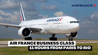 Air France Business Class | Boeing 777-300ER | 🇫🇷 CDG → 🇧🇷 GIG | Full Flight Experience [4K]