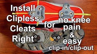 The Right Way to Setup Clipless Pedal Cleats on Cycling Shoes
