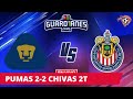 PUMAS V.S CHIVAS  GUARDIANES 2020 J16 reacciones en vivo