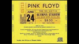 Pink Floyd Detroit 24 June 1975