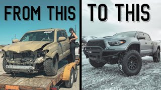 Salvaged Toyota Tacoma Bought On Copart Auto Auction