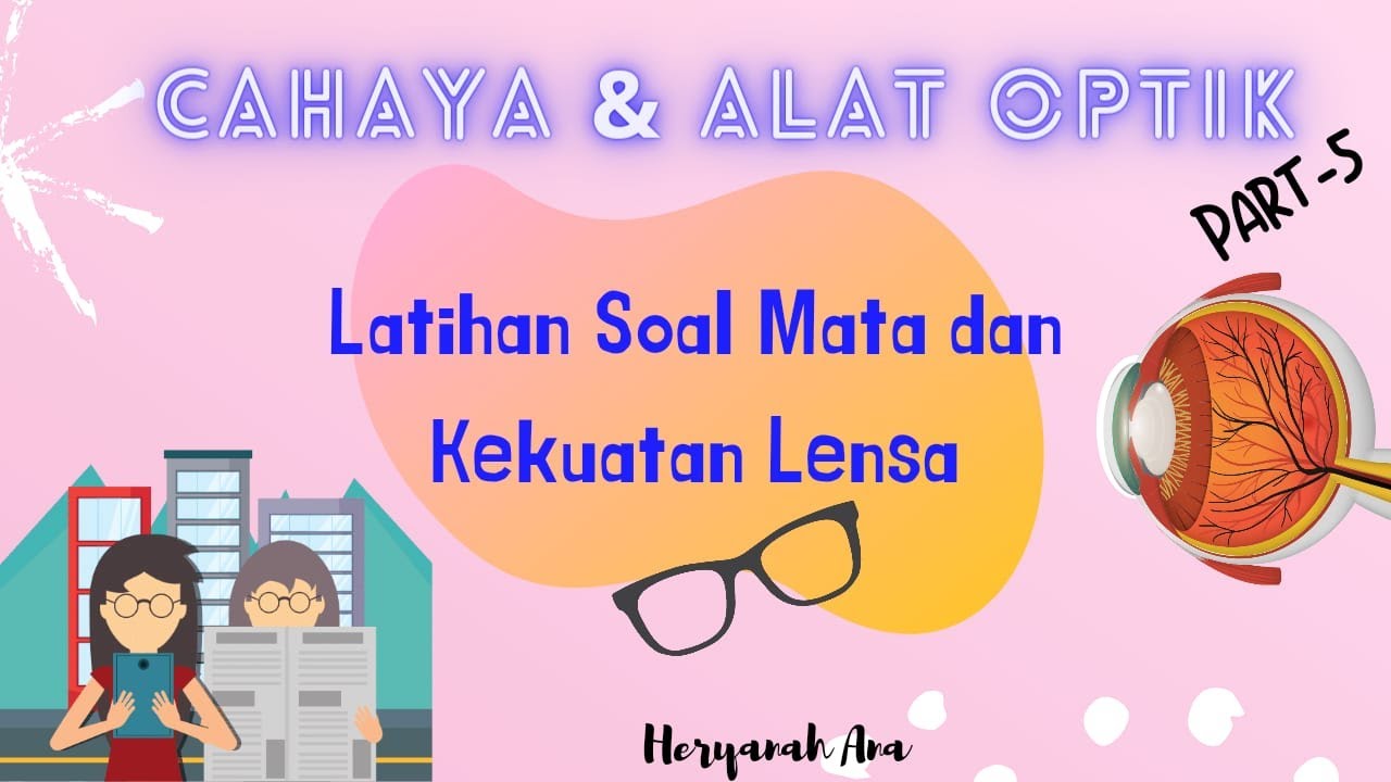 Cahaya Dan Alat Optik Kelas 8 SMP (Part-5) Latihan Soal Mata Dan ...