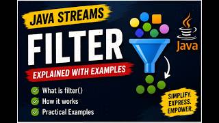 Java Stream filter() Explained | Filter Data Easily (Beginner Tutorial)