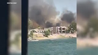 Evacuations lifted after wildfire scorches over 200 acres in Needles