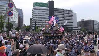 2022年(令和4年)博多祇園山笠 『集団山見せ』二番山「土居流」