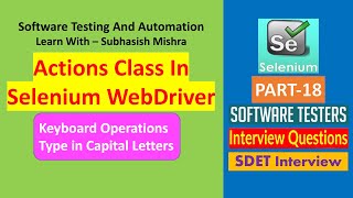18 - What Is Actions Class in Selenium Webdriver
