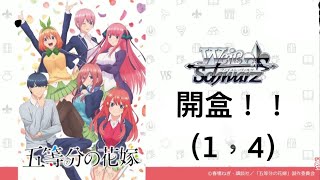 「開盒II」WS五等分の花嫁TD～ Box Opening for the structure deck of The Quintessential Quintuplets Weiss Schwarz