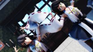 【MMD艦これ】榛名＆霧島で「Booo!」【1080P】